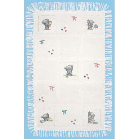 Tiny Tatty Teddy Cross Stitch Afghan £54.99